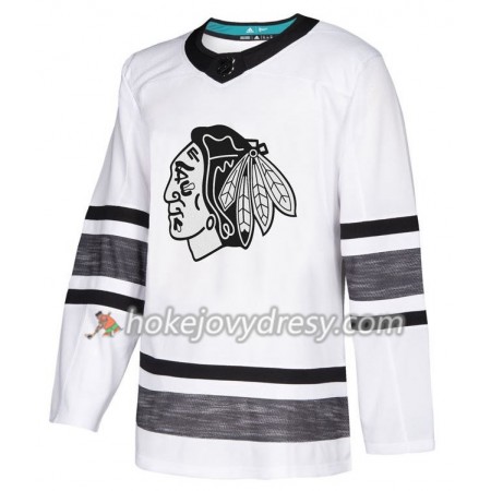 Pánské Hokejový Dres Chicago Blackhawks Blank Bílá 2019 NHL All-Star Adidas Authentic